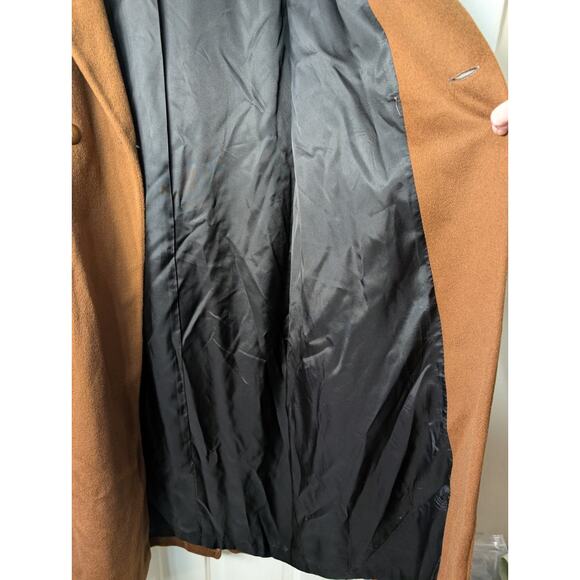 Vintage Paul Et Duffier Long Wool Coat Double Breasted Women's 12 USA(C) - Picture 9 of 10